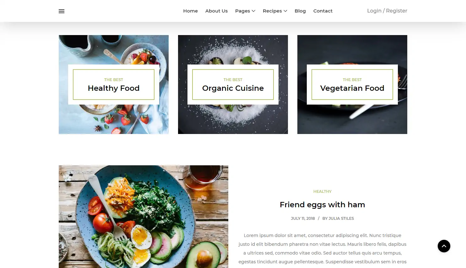 Bueno A Free Responsive Food Blog Website Template Best Free Html Css Templates